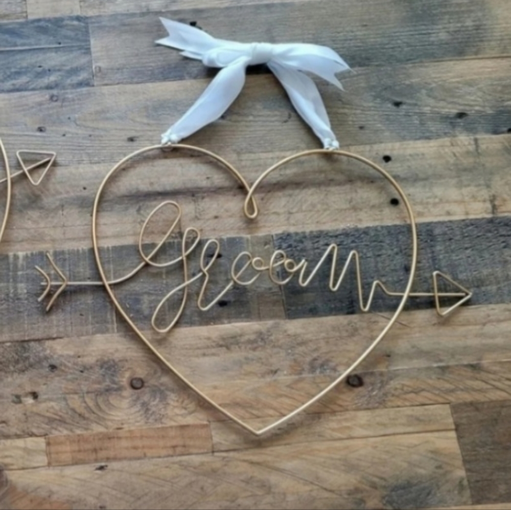 NEW Groom Wedding Chair Sign Decor